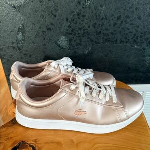 Lacoste Women's Rose Gold Sneakers